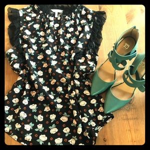 Beautiful Rebecca Taylor Silk sleeveless blouse